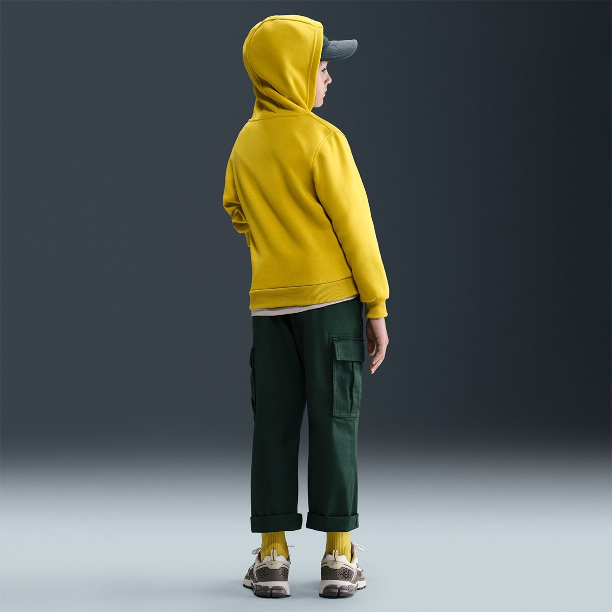 Sweatshirt de criança Sportswear Club Fleece Amarelo-8