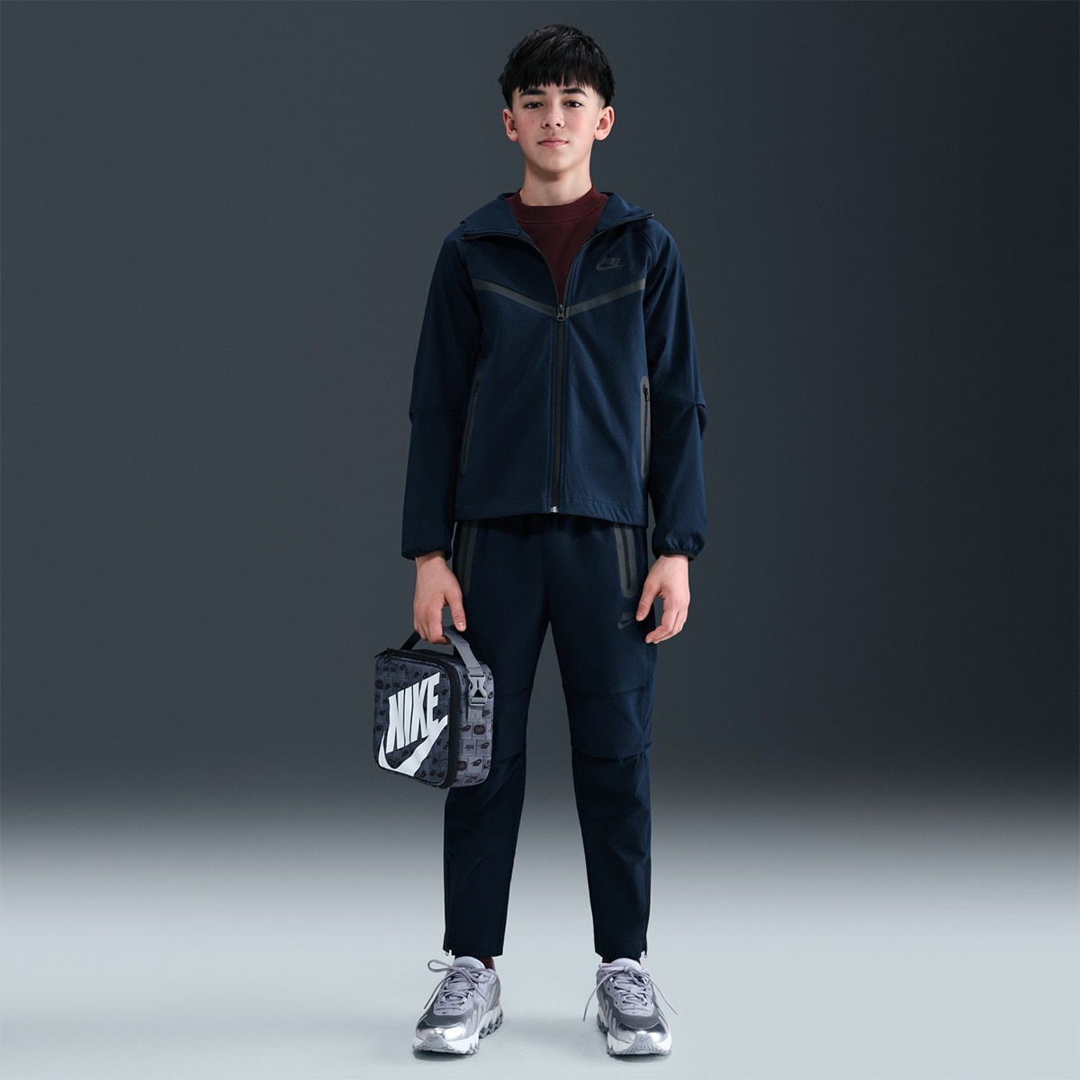 Sweatshirt de Criança Tech Azul-6