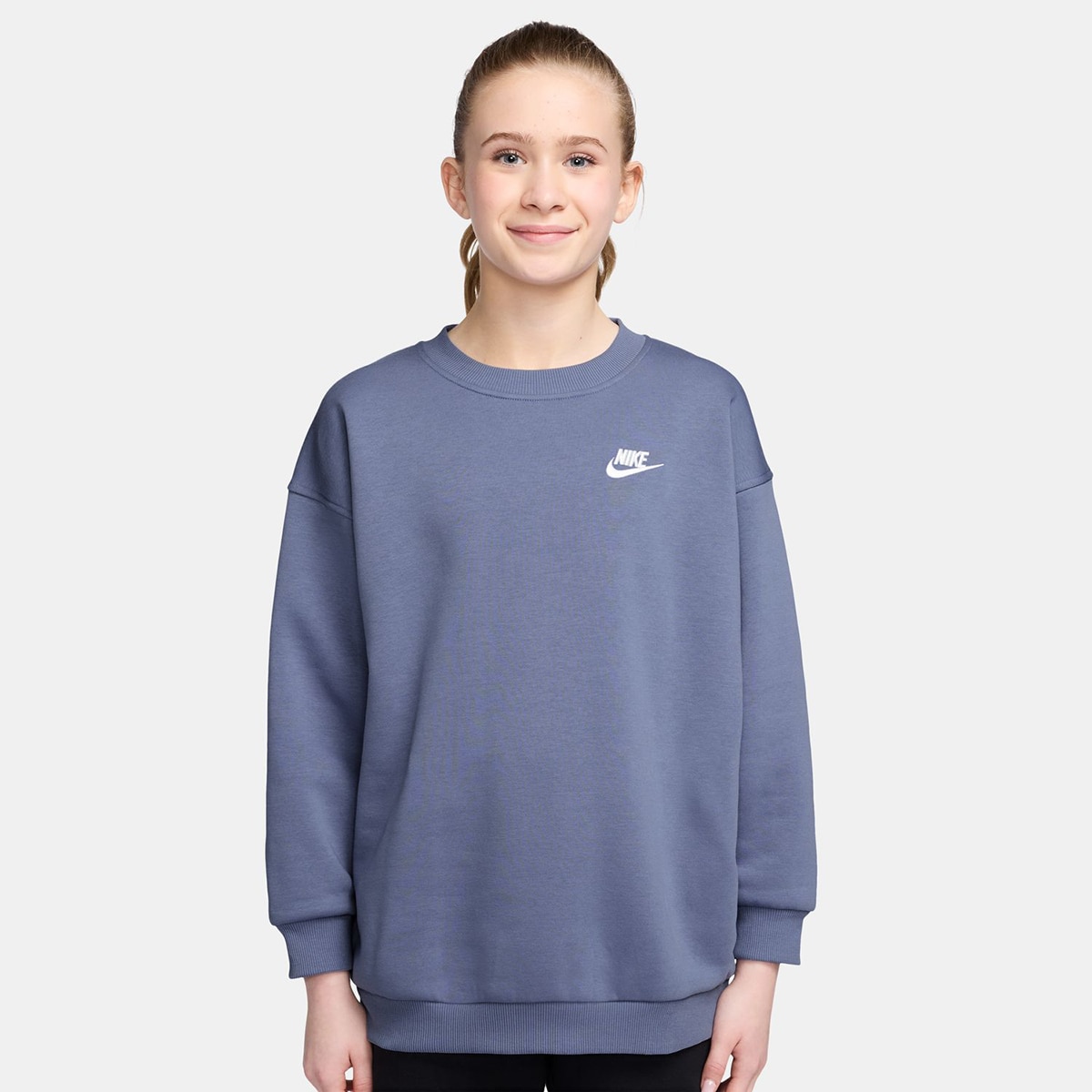 Sweatshirt de menina Sportswear Club Fleece Nike Azul-1