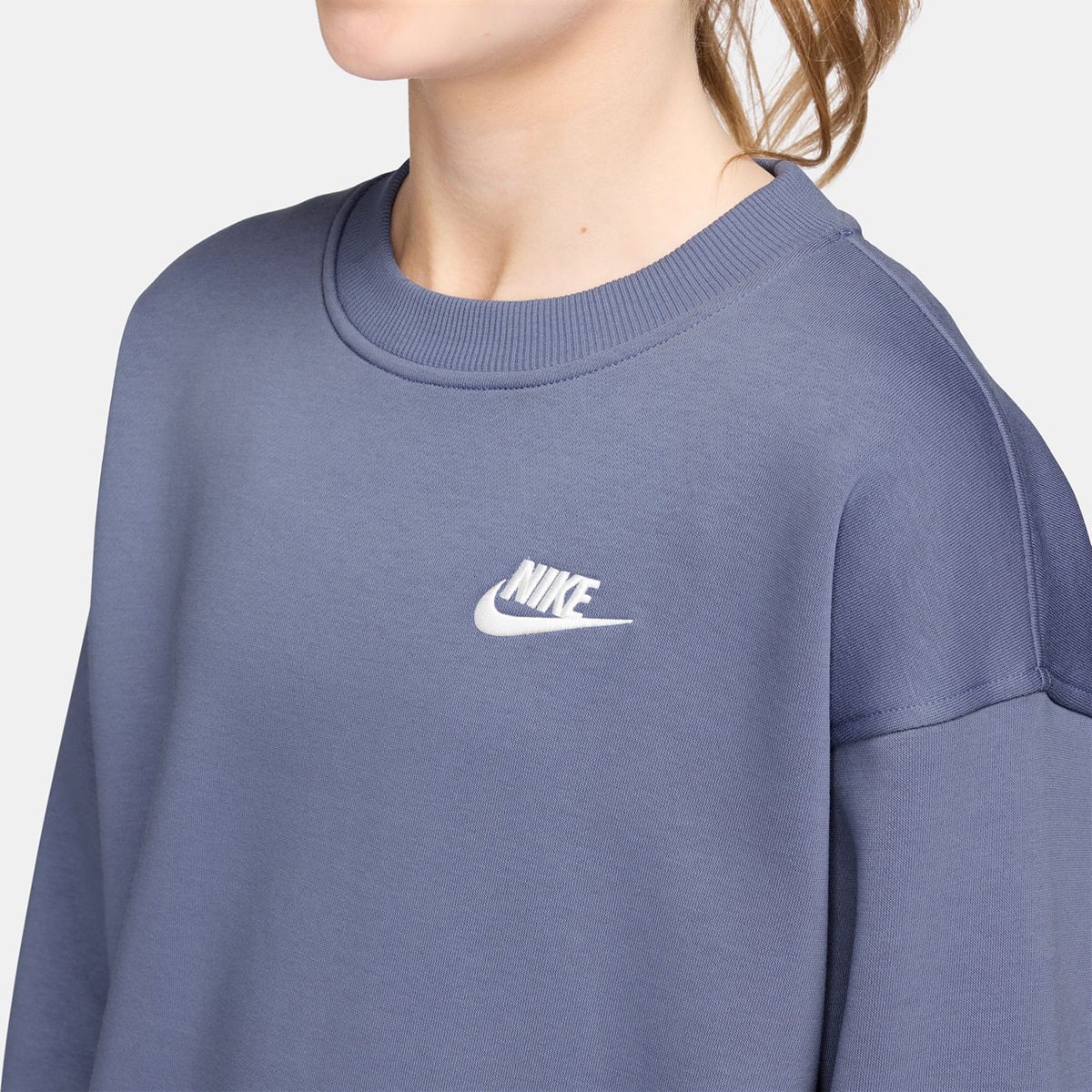 Sweatshirt de menina Sportswear Club Fleece Nike Azul-3