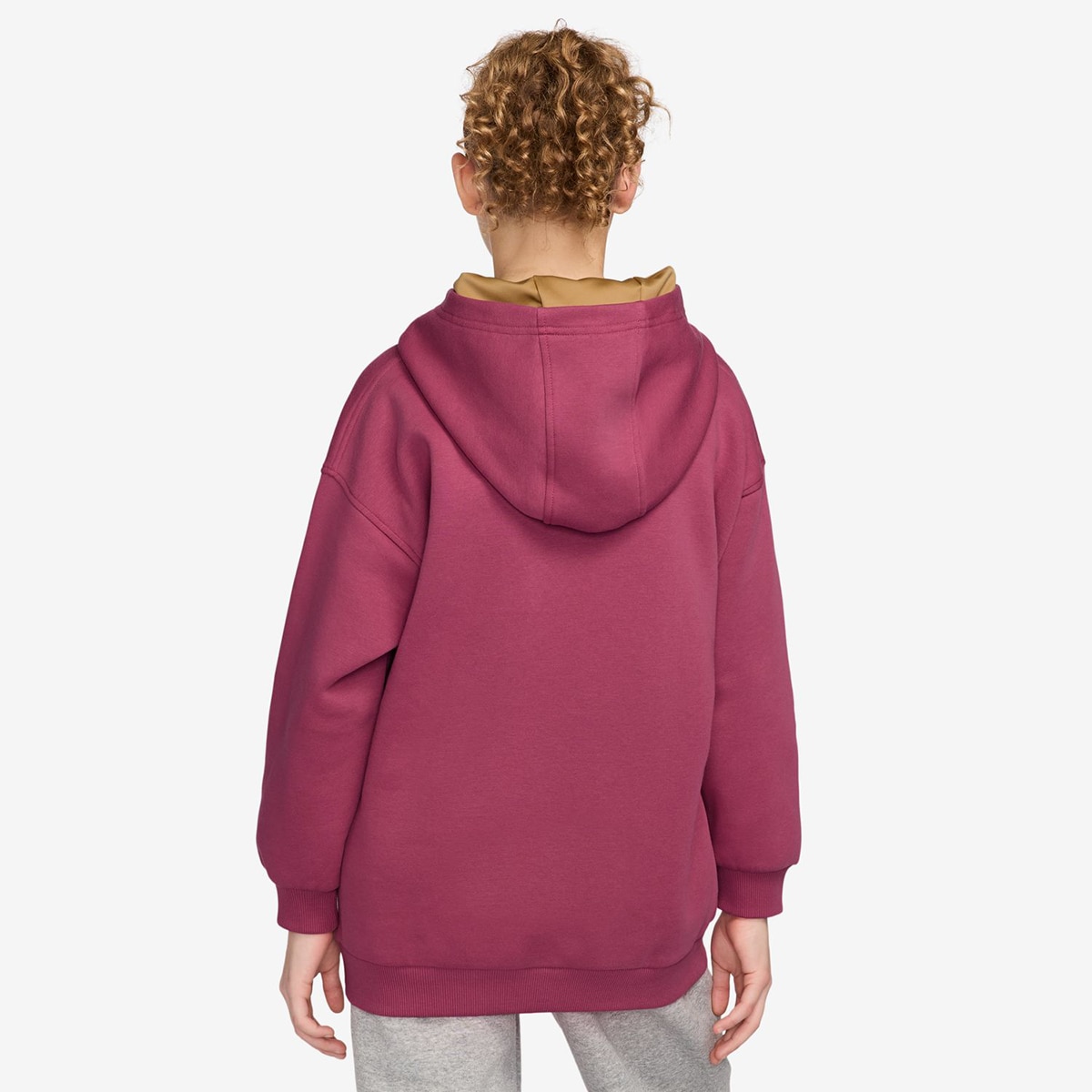 Sweatshirt de menina Sportswear Club Fleece Nike Rosa-2