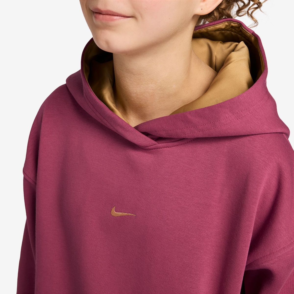 Sweatshirt de menina Sportswear Club Fleece Nike Rosa-3