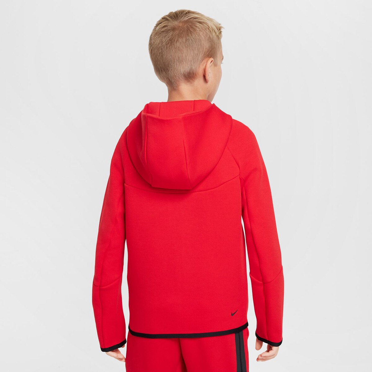 Sweatshirt de menino Sportswear Tech Fleece Nike Vermelho-2