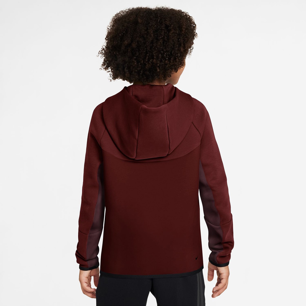 Sweatshirt de menino Sportswear Tech Fleece Nike Bordeaux-2