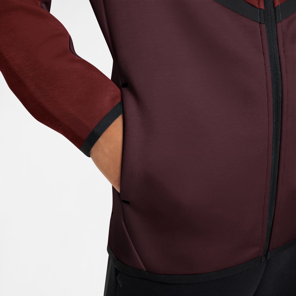 Sweatshirt de menino Sportswear Tech Fleece Nike Bordeaux-3