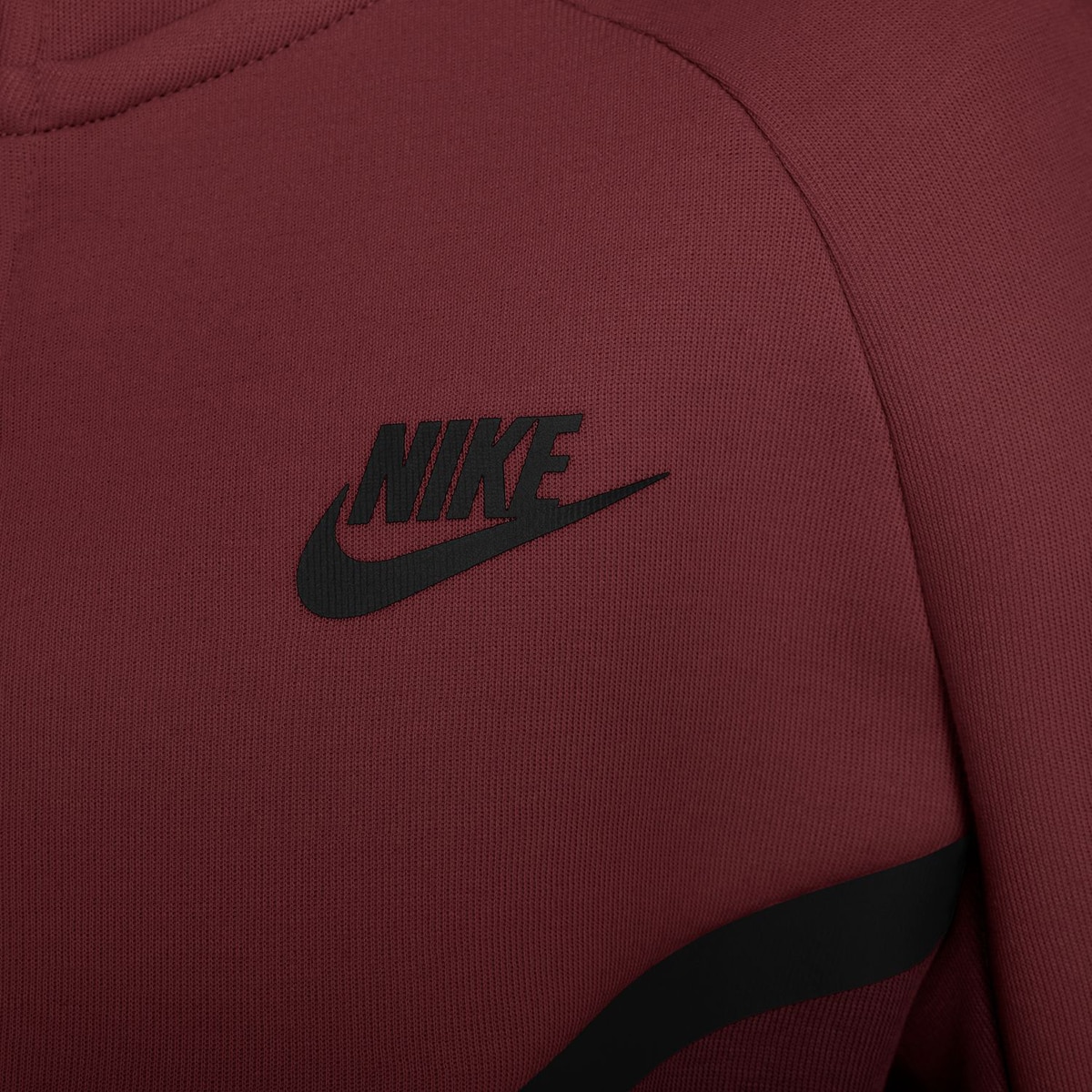 Sweatshirt de menino Sportswear Tech Fleece Nike Bordeaux-4