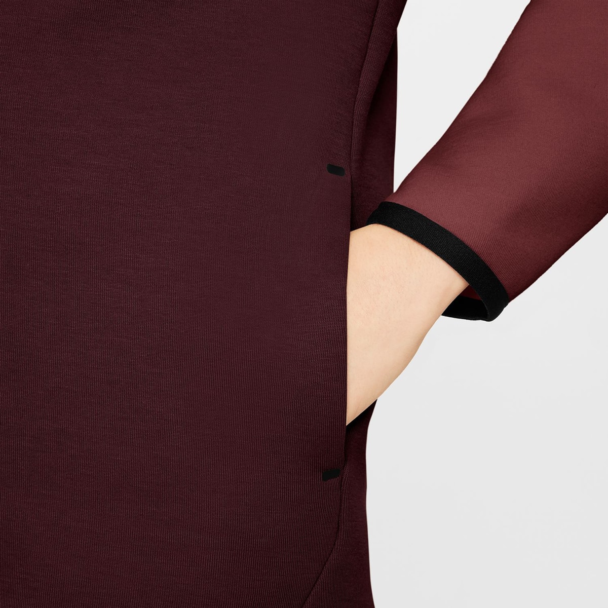 Sweatshirt de menino Sportswear Tech Fleece Nike Bordeaux-5