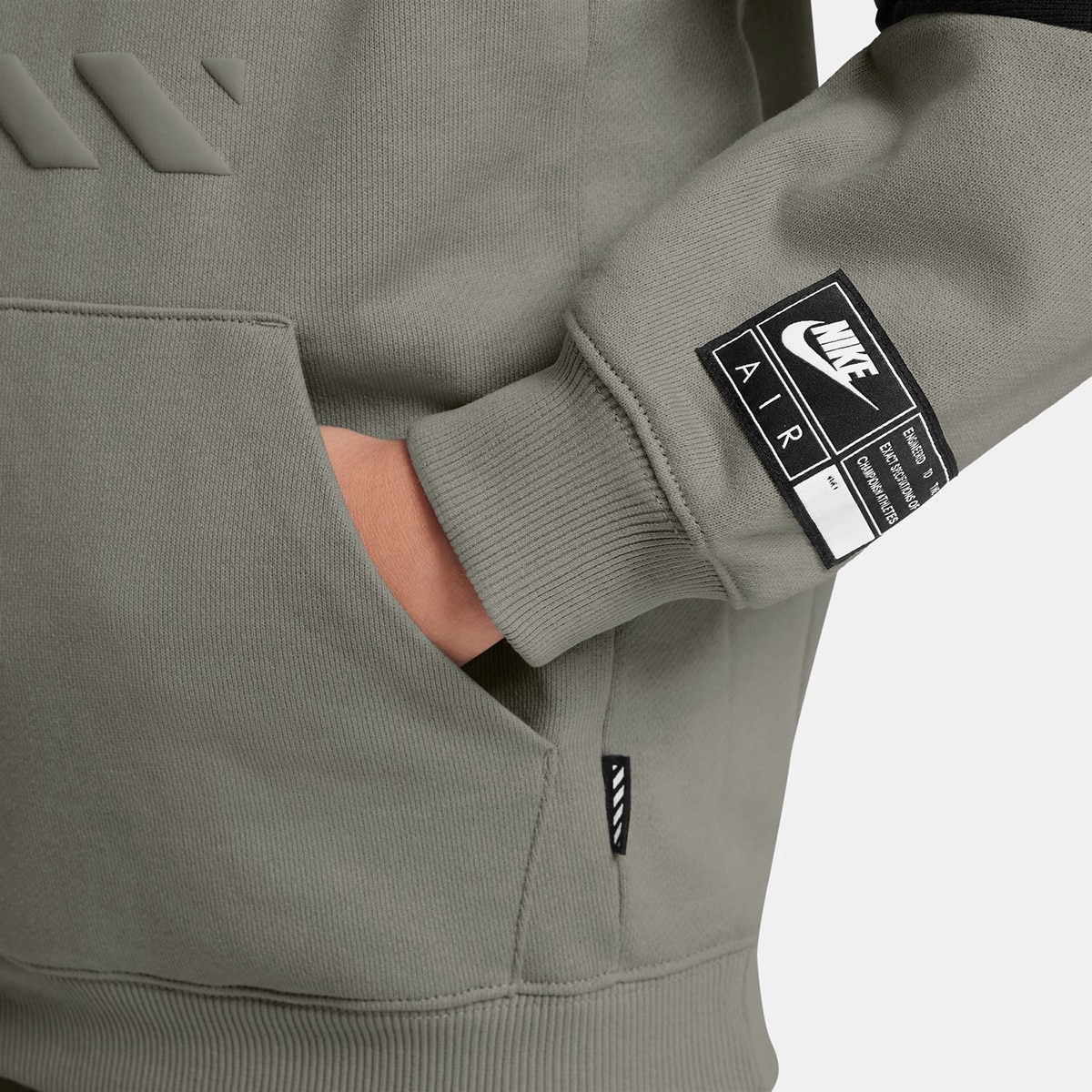 Sweatshirt de menino Air Nike Cinzento esverdeado-3