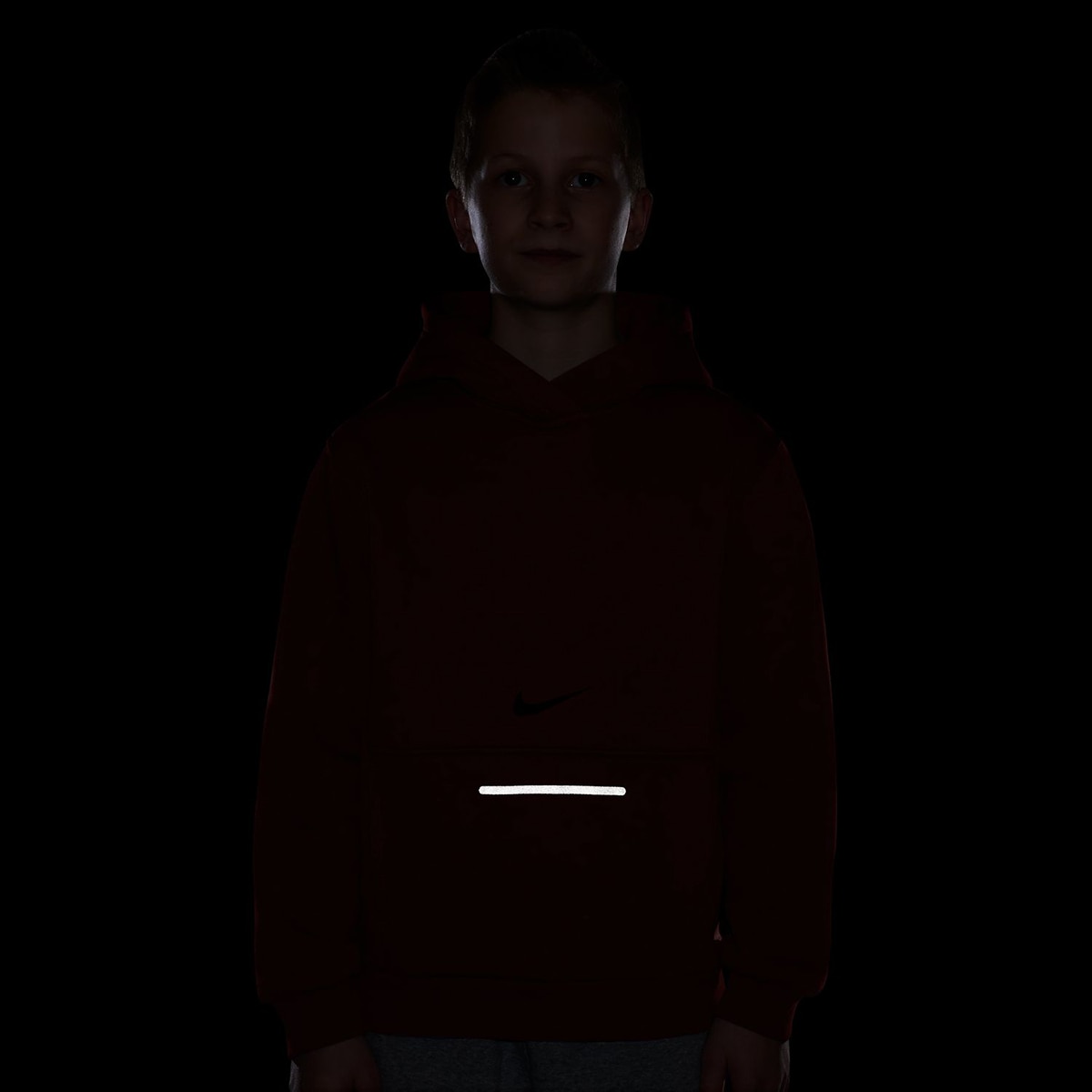 Sweatshirt de criança Sportswear Club Fleece Bordeaux-4