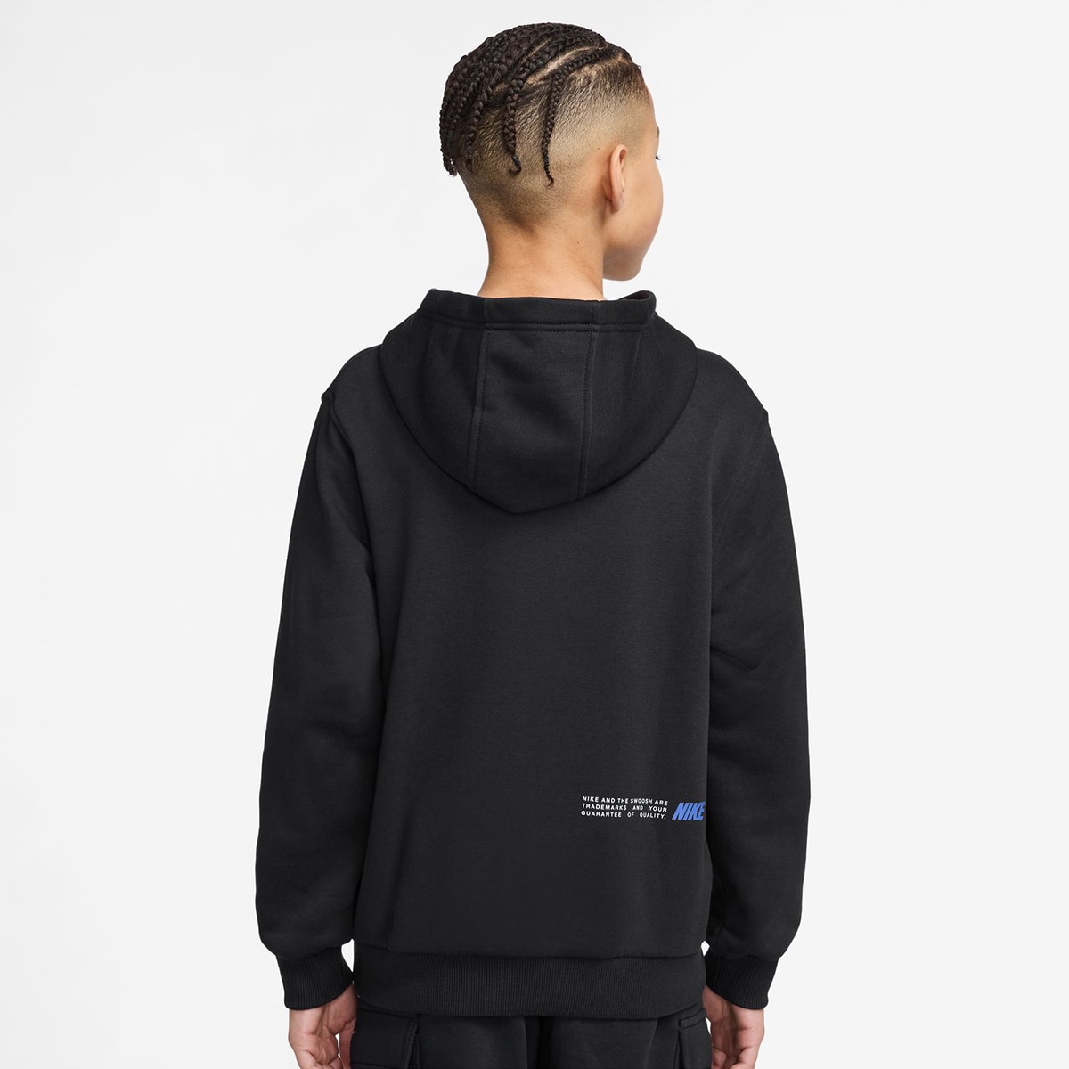 Sweatshirt de criança Sportswear Club Fleece Preto-2
