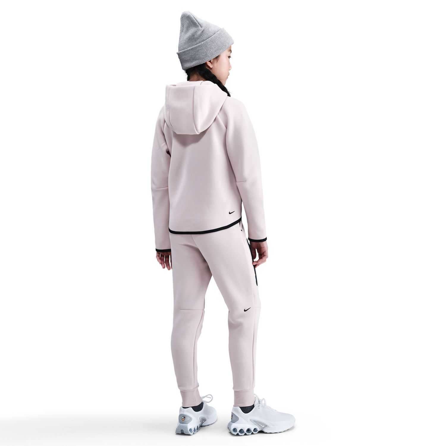 Sweatshirt de menina Sportswear Tech Fleece Nike Rosa-2