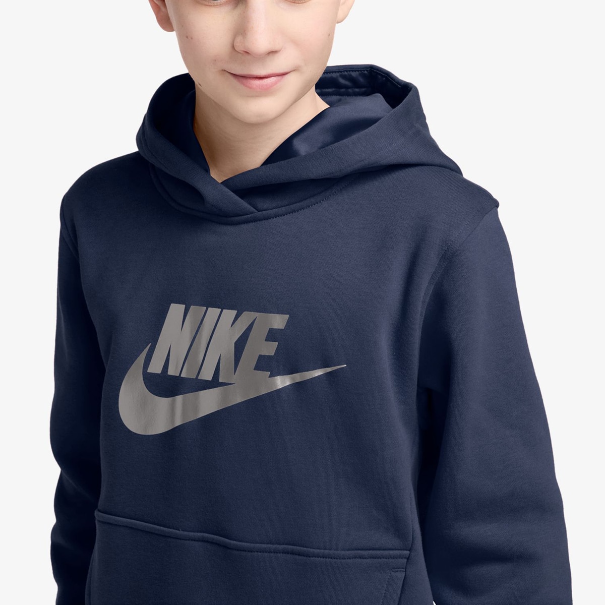 Sweatshirt de criança Sportswear Club Fleece Azul-marinho-3