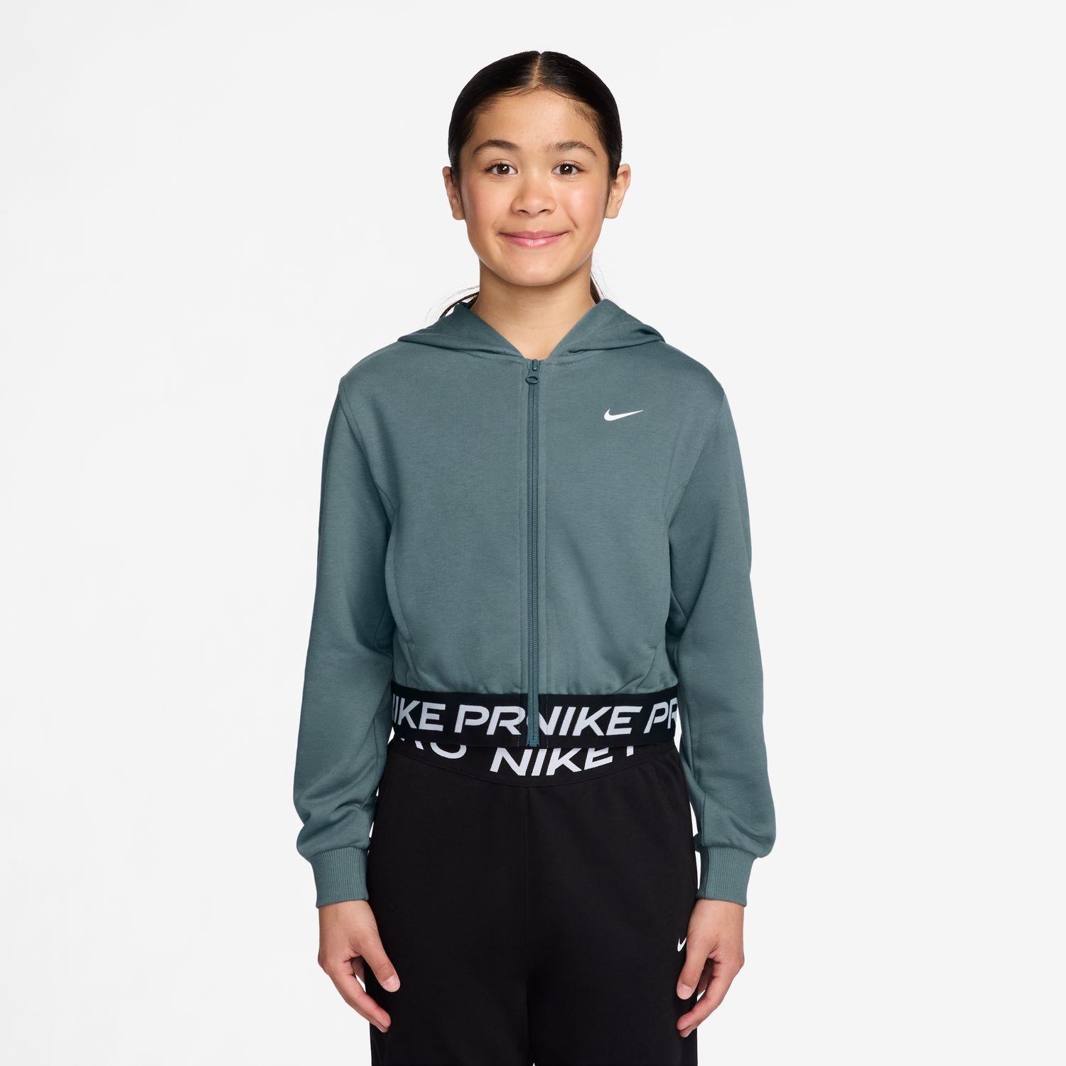 Sweatshirt de Menina Pro Fleece Verde-1