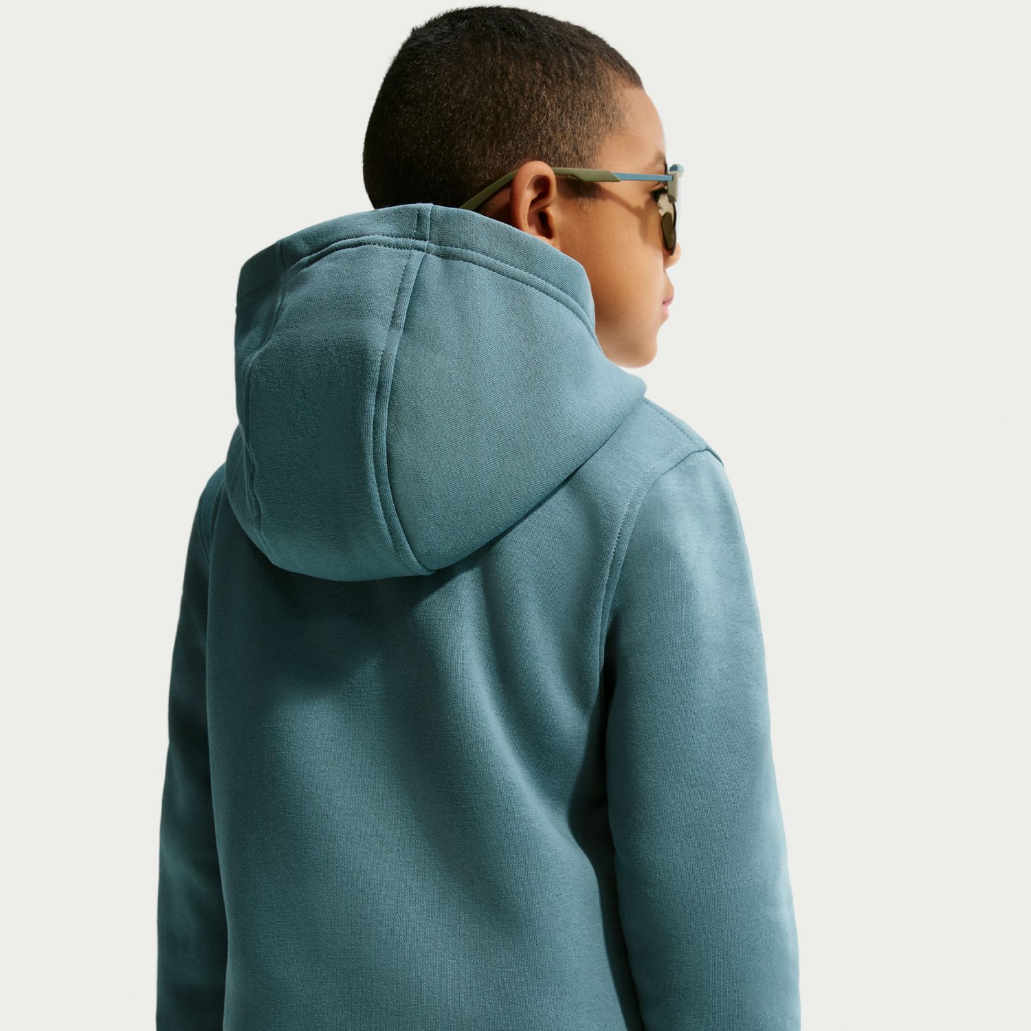 Sweatshirt de criança Sportswear Club Fleece Verde-4