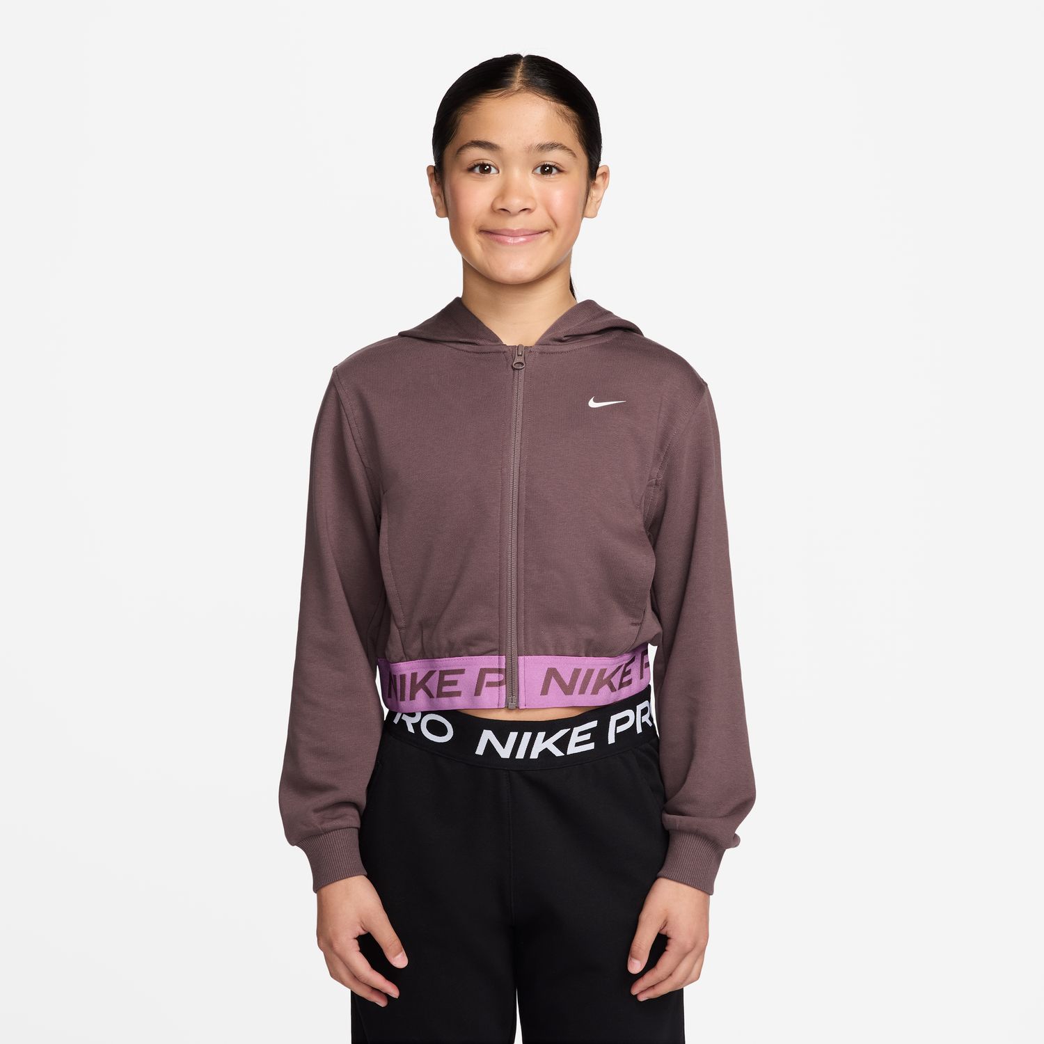 Sweatshirt de Menina Pro Fleece Roxo-1