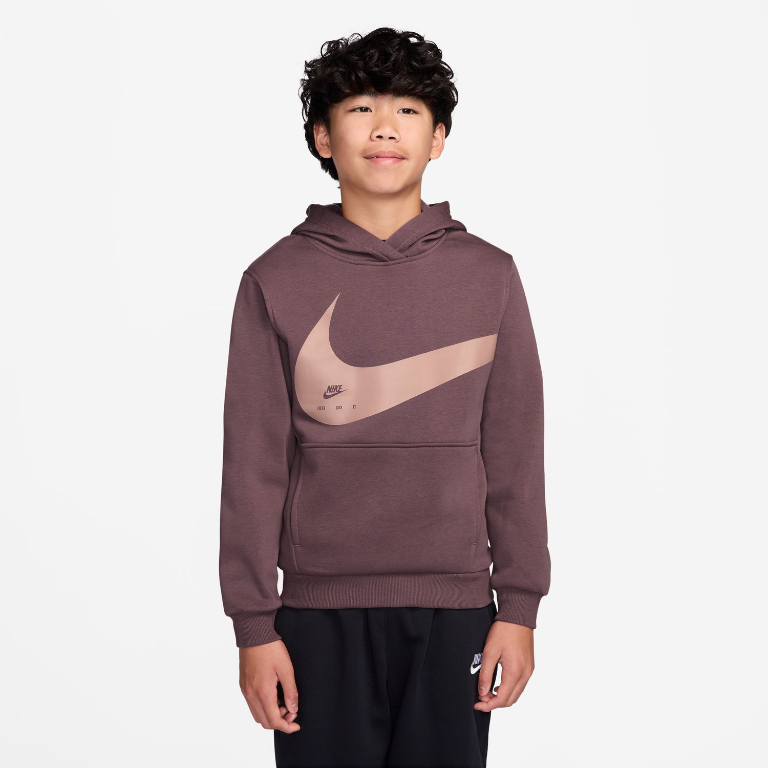 Sweatshirt de Criança Club Brand Roxo-1