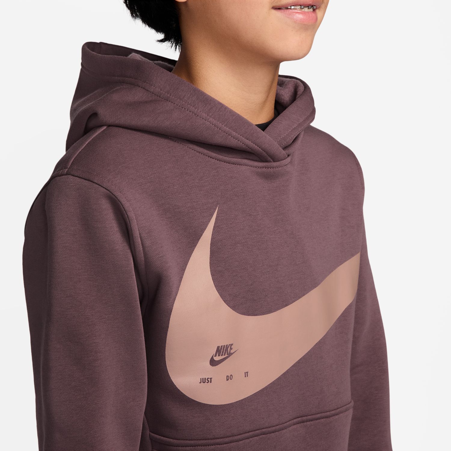 Sweatshirt de Criança Club Brand Roxo-3