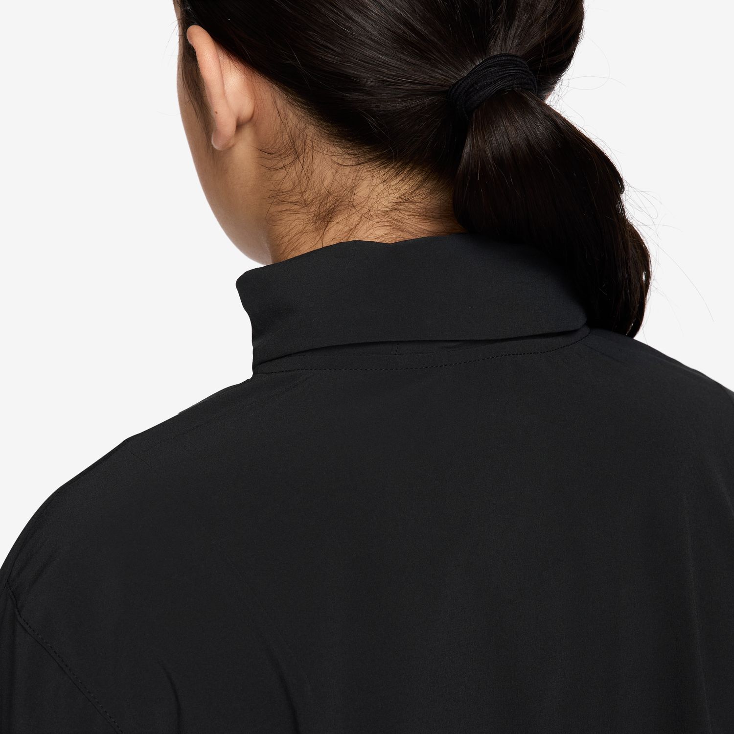 Sweatshirt de Menina G Nk MAVN Rpl Uv Run Jkt Preto-3