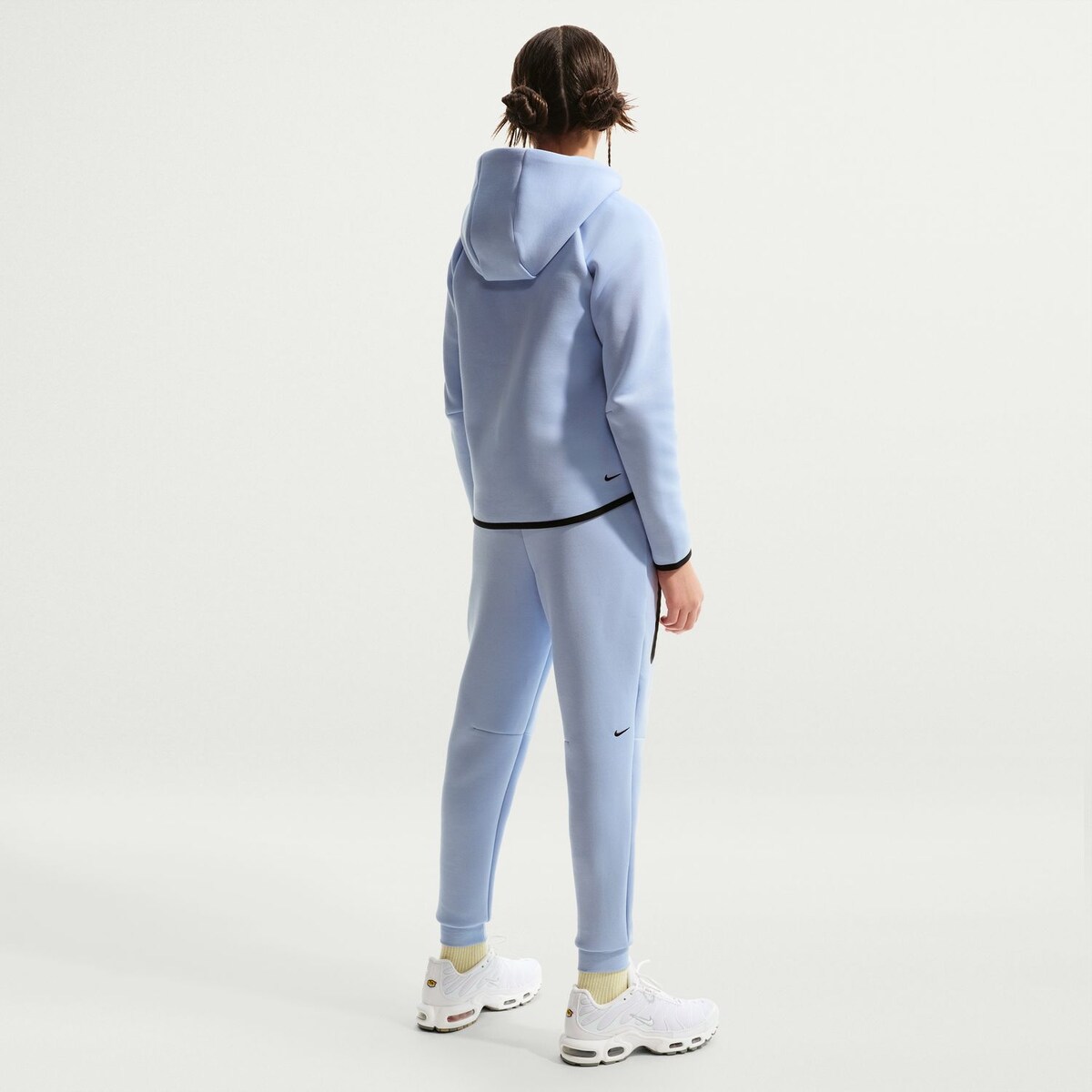 Sweatshirt de menina Sportswear Tech Fleece Nike Cinzento-2