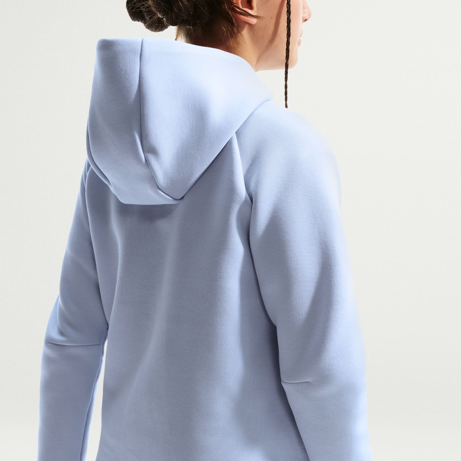 Sweatshirt de menina Sportswear Tech Fleece Nike Cinzento-4