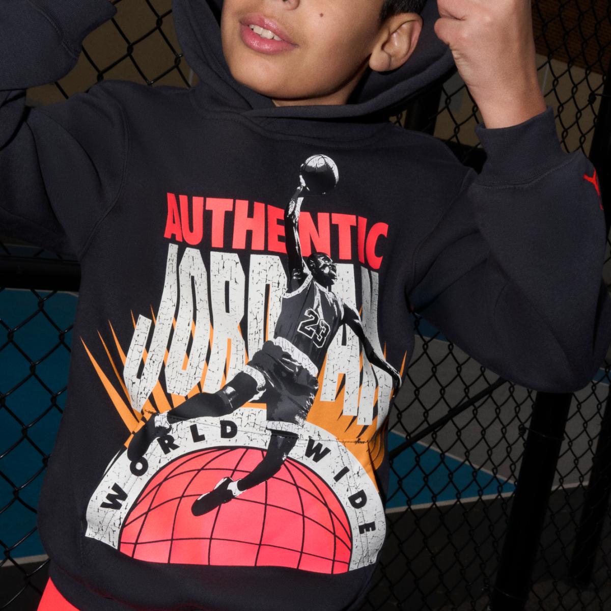 Sweatshirt de Criança Authentic Preto-5