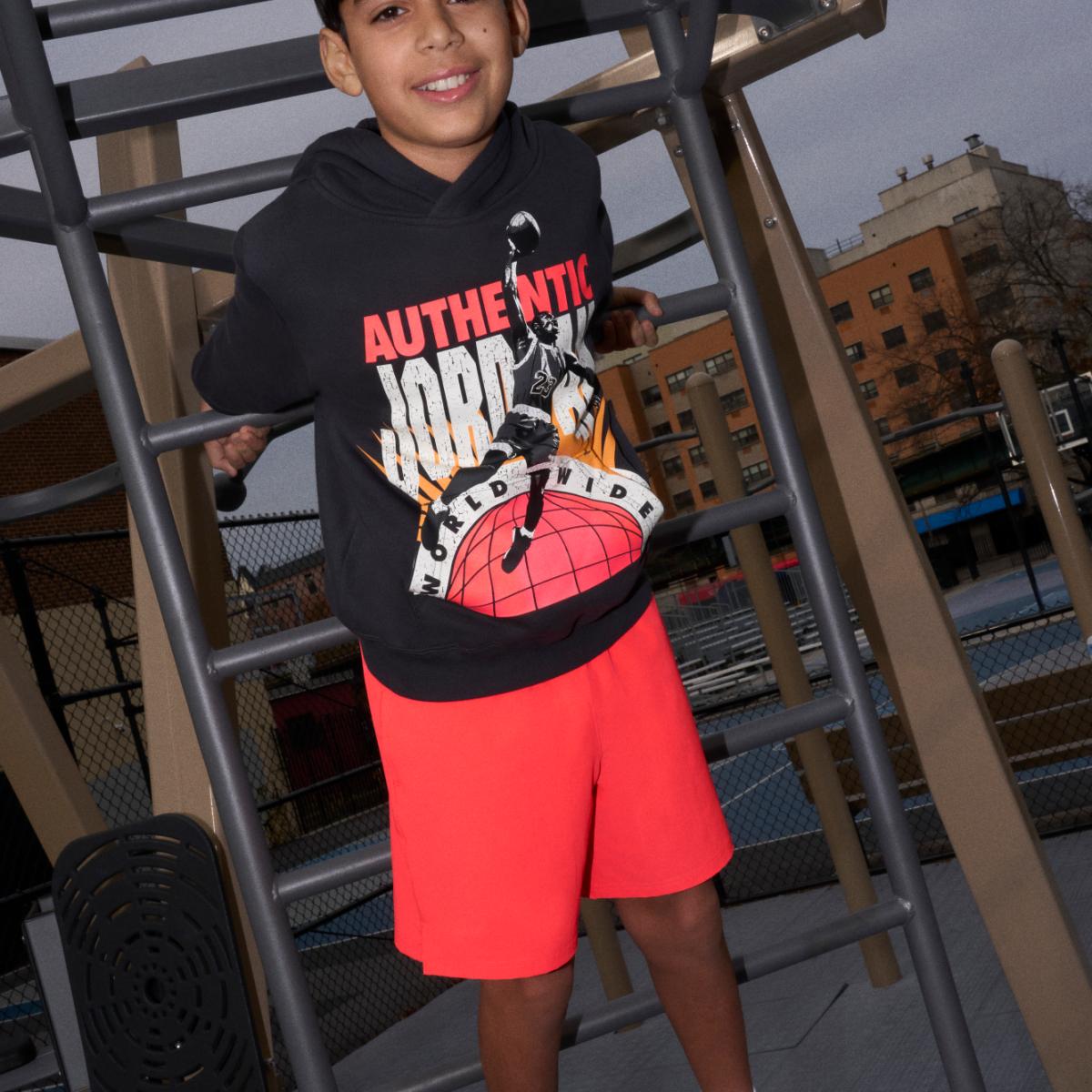 Sweatshirt de Criança Authentic Preto-6