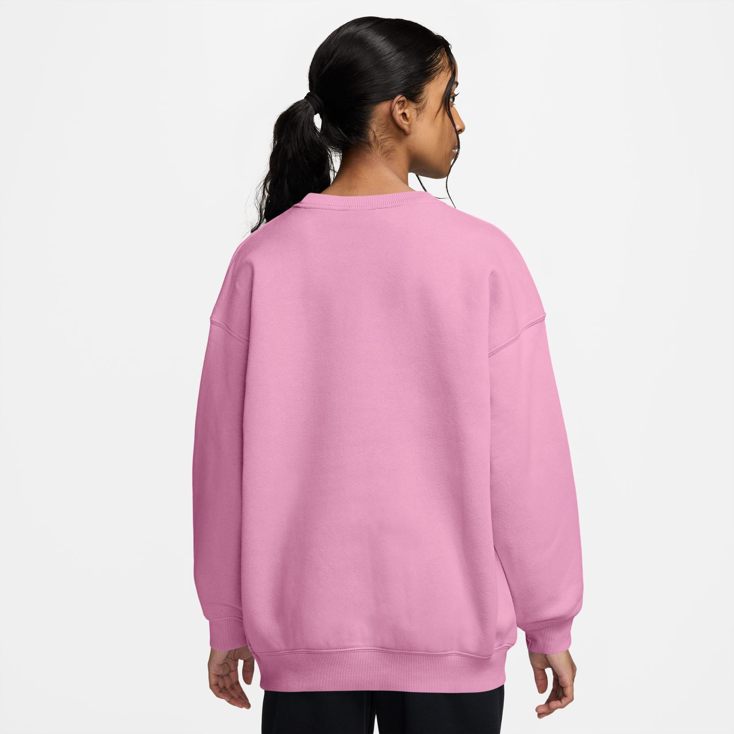 Sweatshirt de Menina G Nsw Stdio Flc Ovrszd Crw Aop Vermelho-2