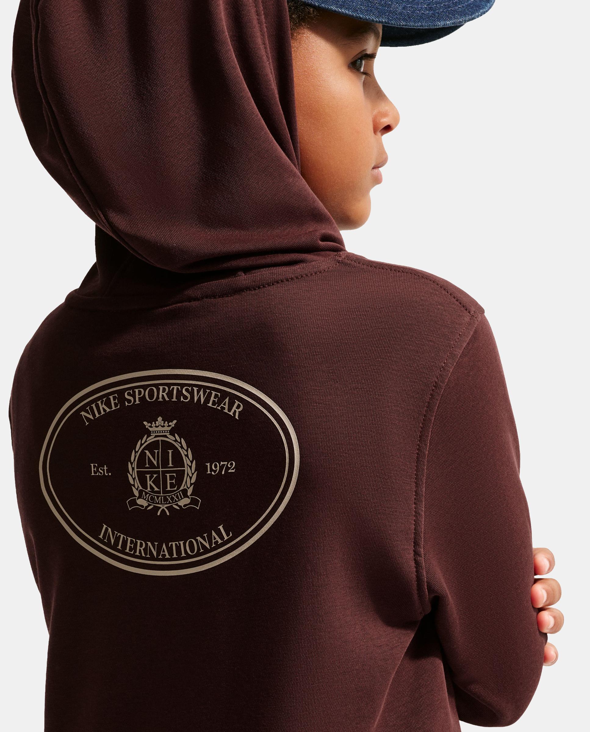 Sweatshirt de Criança K Nsw Club Ft Hdy Rules Vermelho-6
