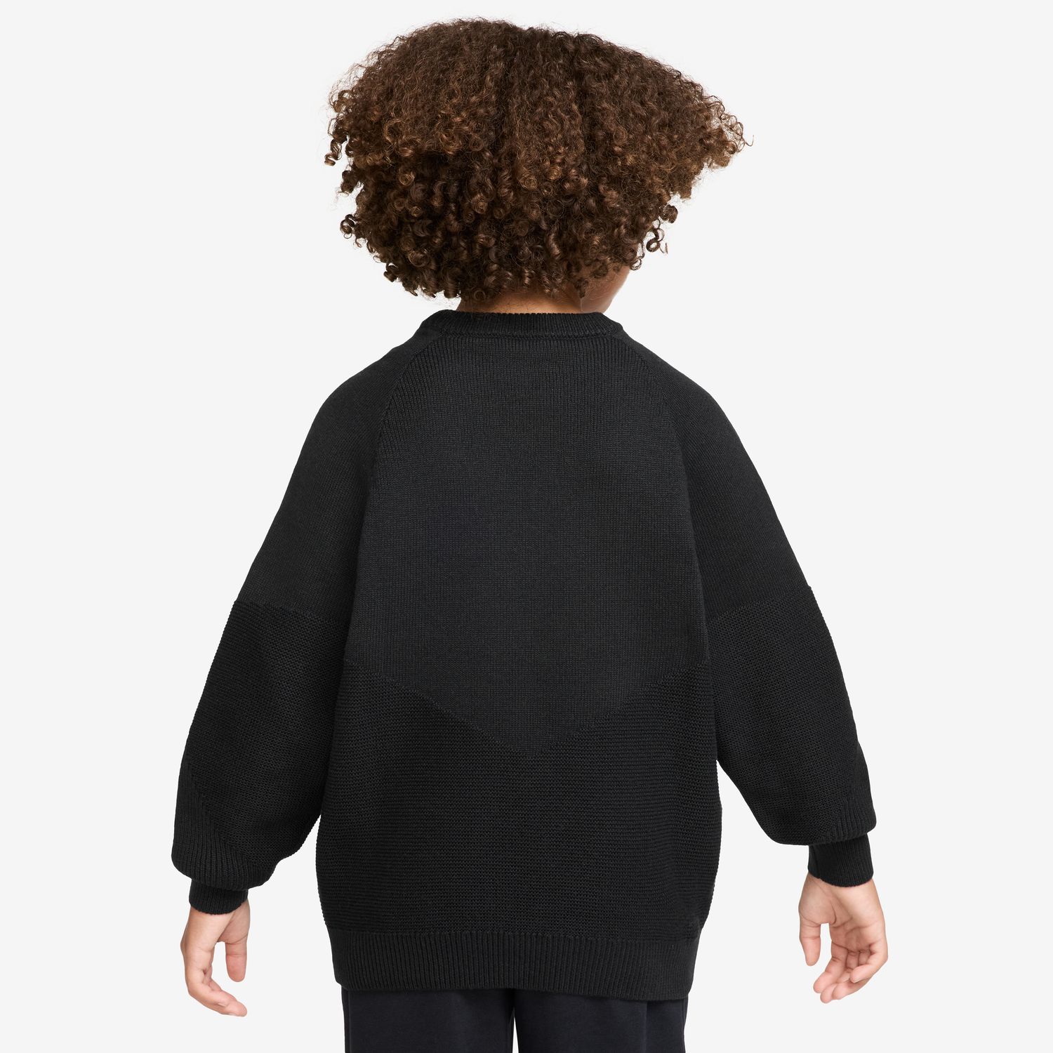 Sweatshirt de Criança K Nsw Cln Crew Sweater Preto-2