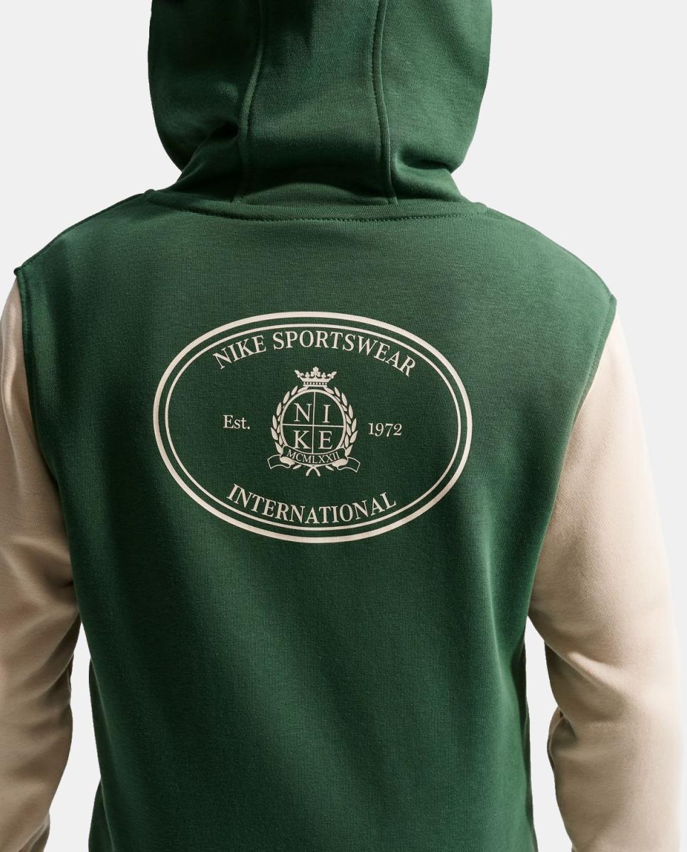 Sweatshirt de Criança K Nsw Club Ft Hdy Rules Verde-5