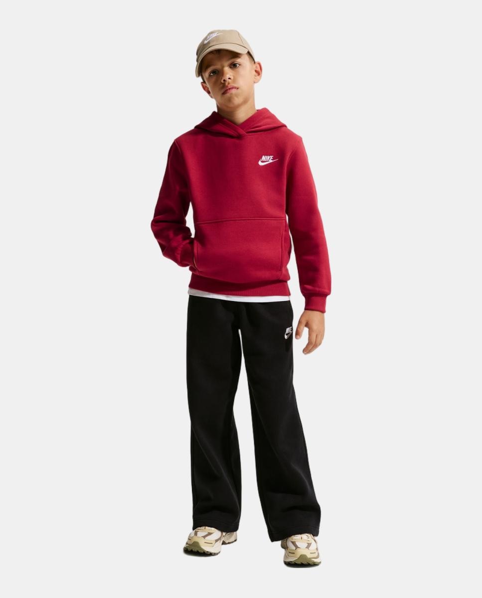 Sweatshirt de Criança K Nsw Club Flc Hdy Lbr Vermelho-7