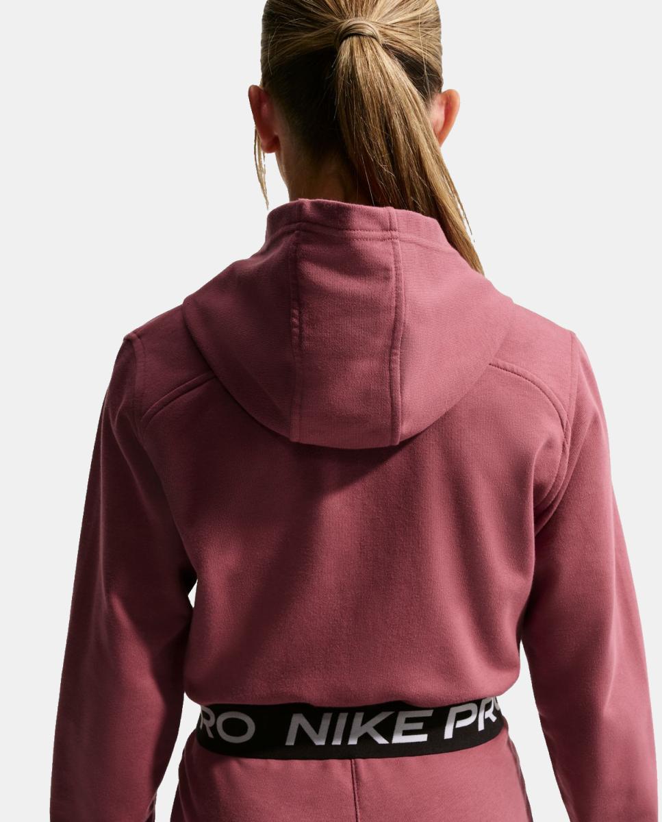 Sweatshirt de Menina G Pro DF Fz Fleece Hdy Vermelho-2