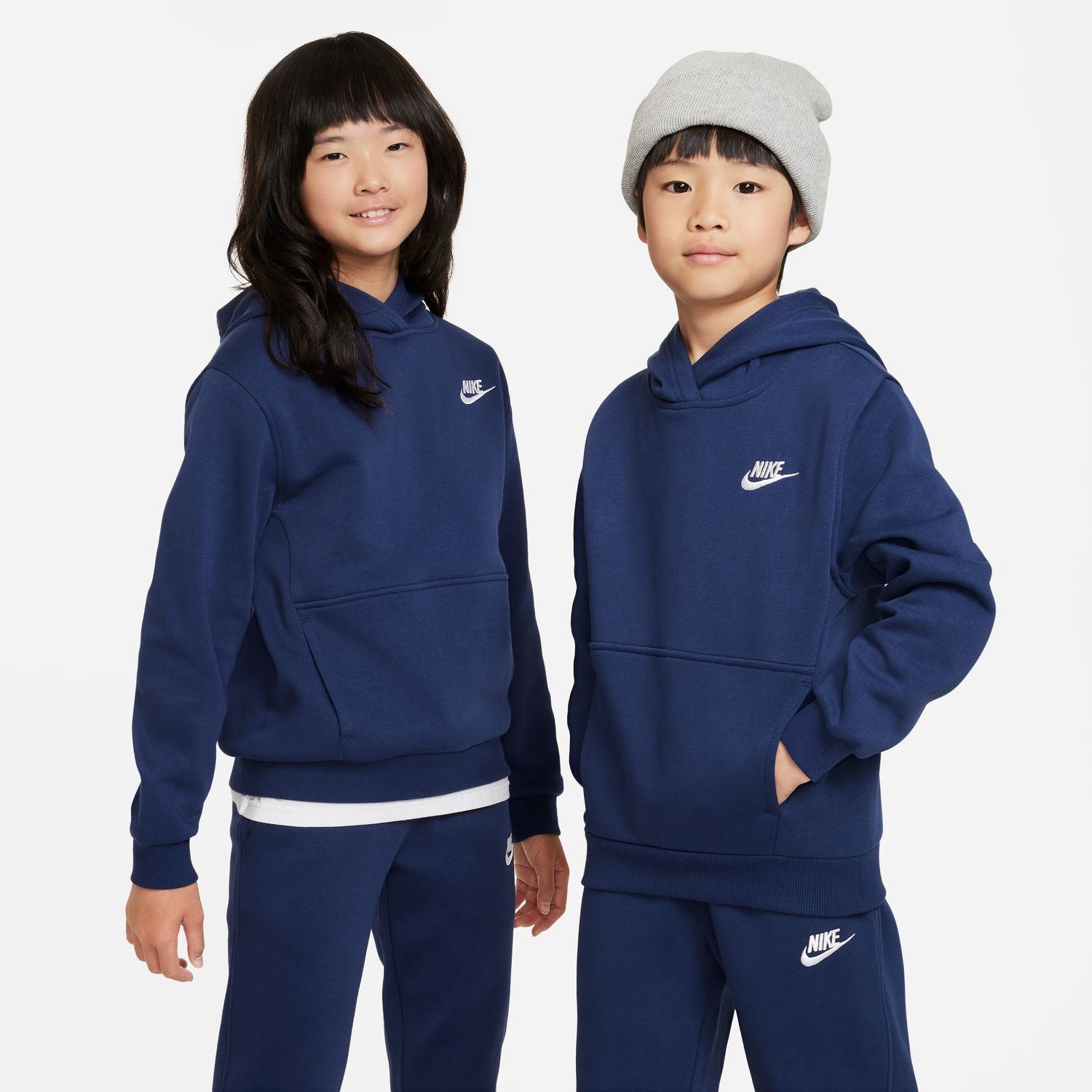 Imagem 0 de Sweatshirt Casual de Menino Sportswear Club Fleece Big Kids' Pullover Hoodie