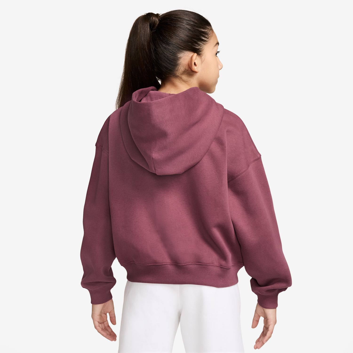 Sweatshirt de Menina G Nsw Studio Flc Os Fz Hd Vermelho-2