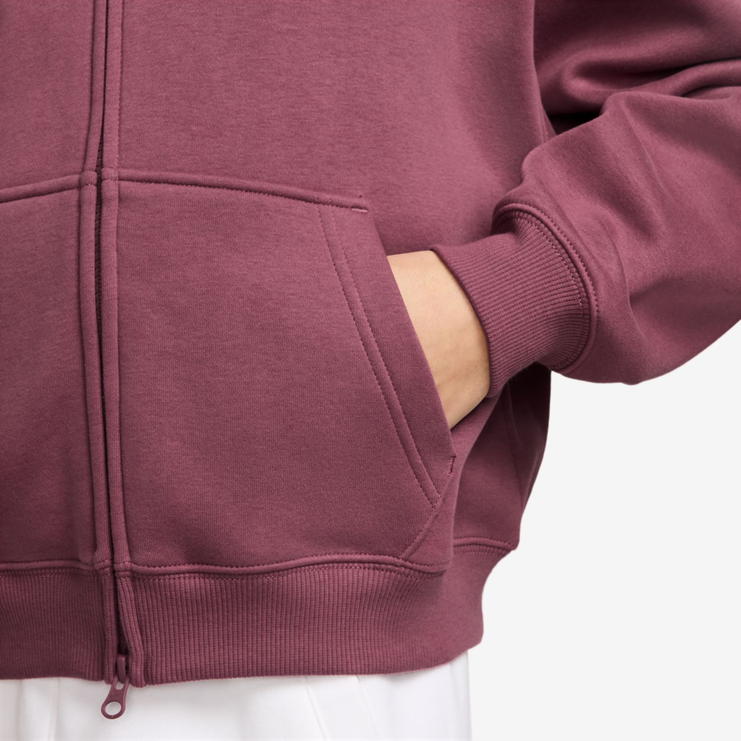 Sweatshirt de Menina G Nsw Studio Flc Os Fz Hd Vermelho-3