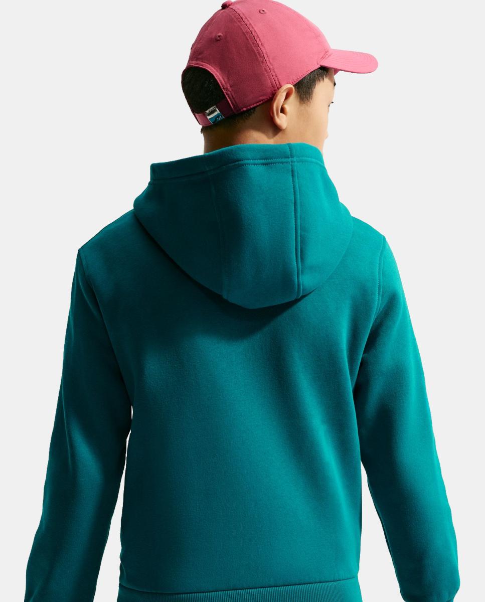 Sweatshirt de Criança K Nsw Club Flc Hdy Hbr Verde-4