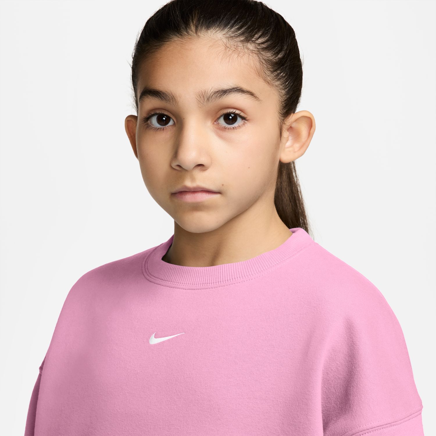 Sweatshirt de Menina G Nsw Studio Flc Bxy Os Lbr Vermelho-3