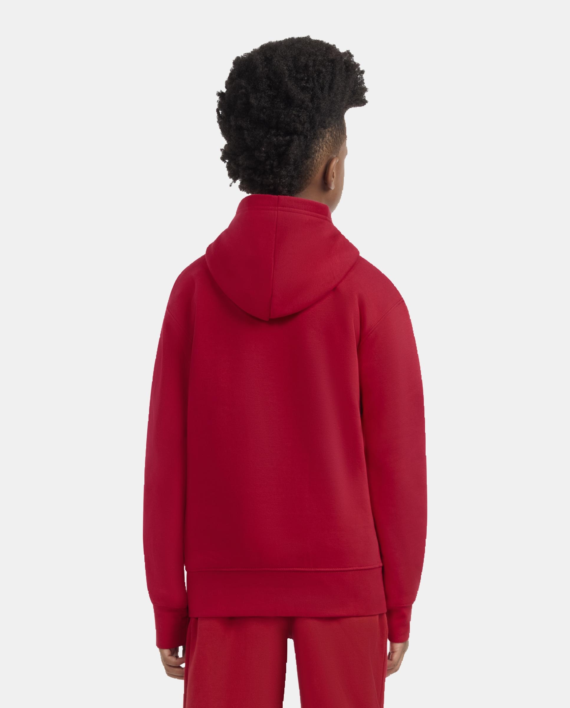 Sweatshirt de Menino JDB MJ Brooklyn Flc Po Vermelho-2