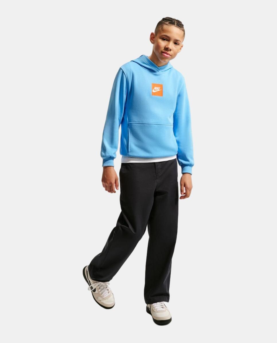 Sweatshirt de Menino K NSW LS FT TOP CLUB FAM Azul-7