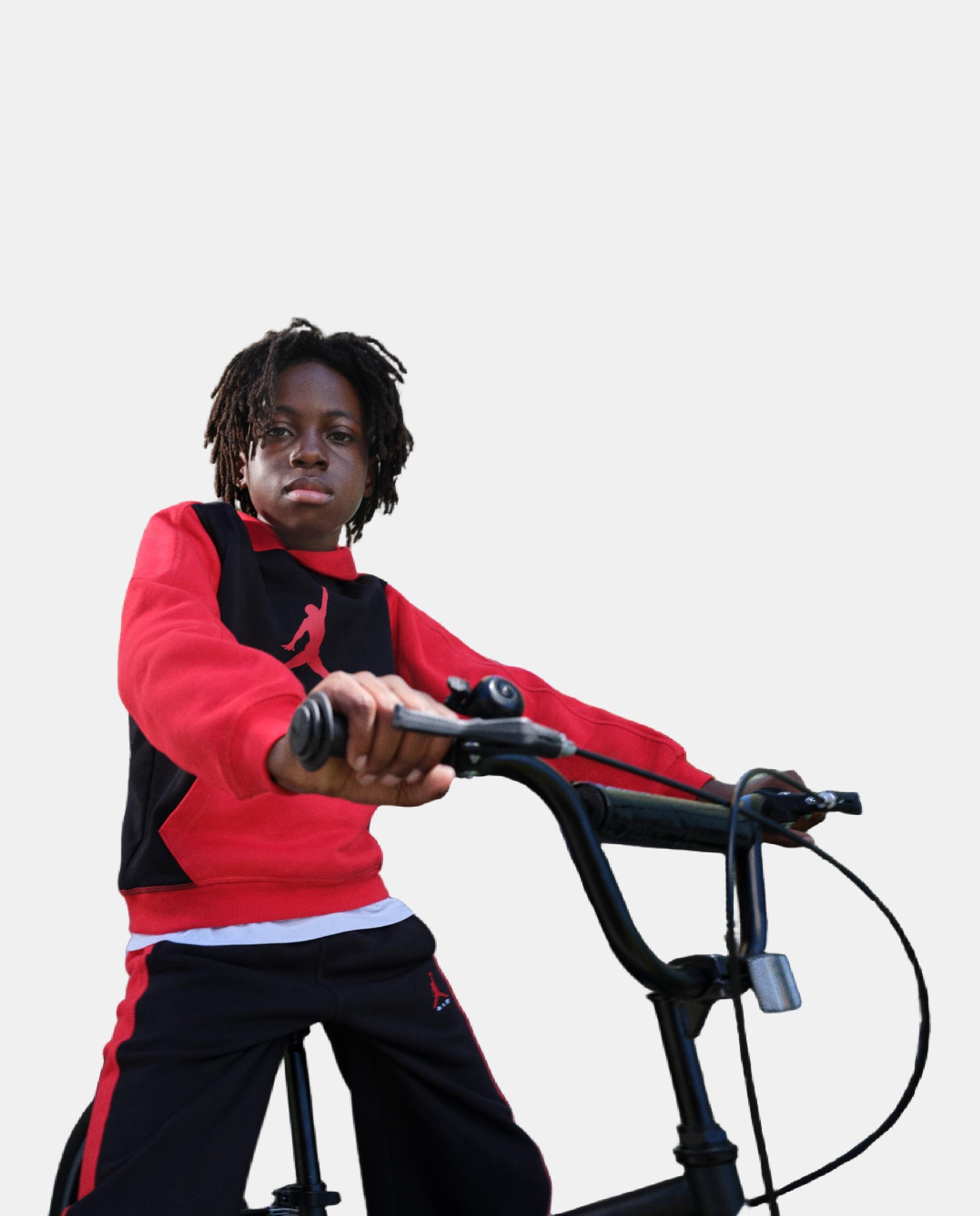 Imagen 1 de Sudadera de Niño JDN MJ Air Hbr Po Hoodie Jordan - Rojo Rojo