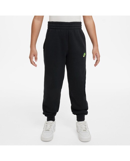 Calças de criança Sportswear Club Fleece Preto-1
