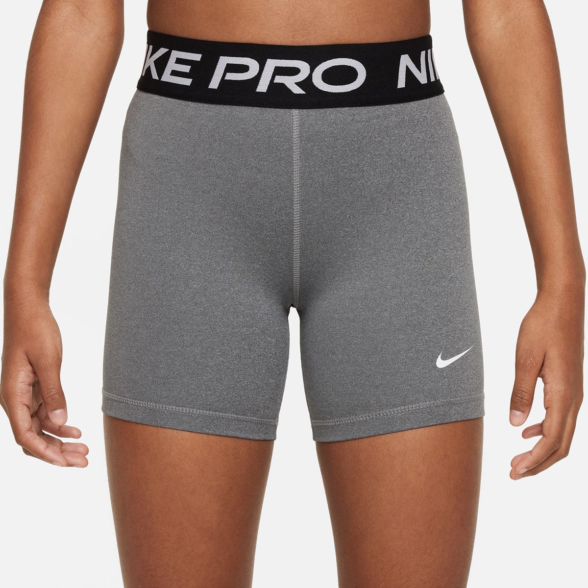Leggings Tipo Calções de Menina Pro 3'' Cinzento-3