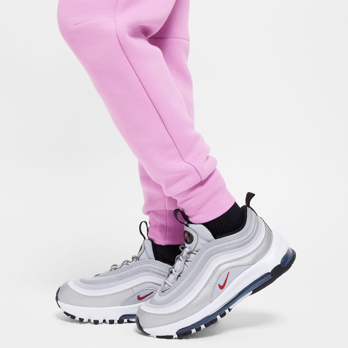 Calças de menina Sportswear Tech Fleece Nike Rosa-3