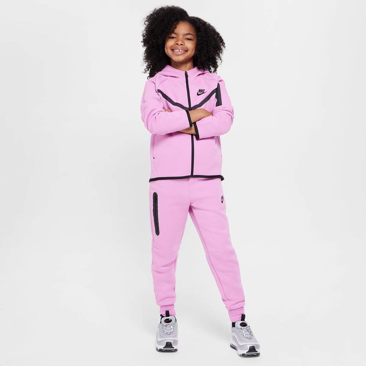 Calças de menina Sportswear Tech Fleece Nike Rosa-7
