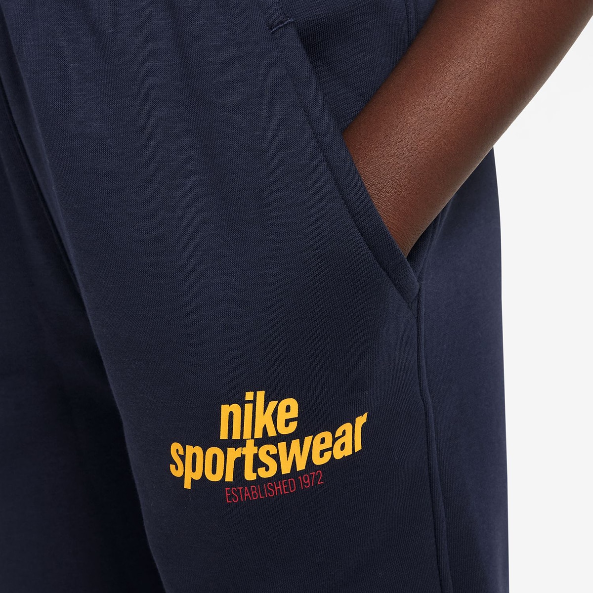 Calças de criança Sportswear Club Fleece Azul-marinho-3