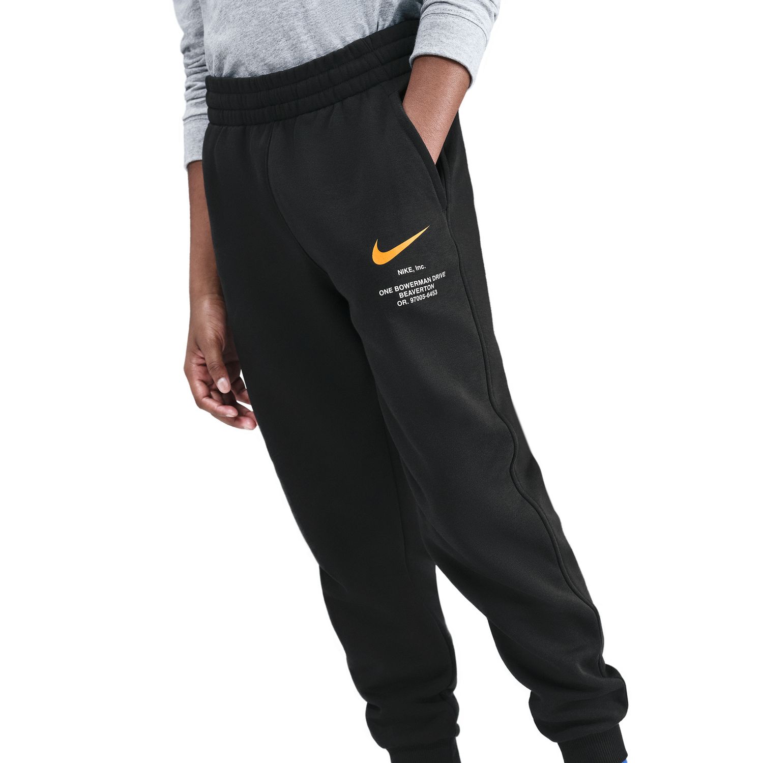 Calças de Criança Sportswear Athl Jogger Bb Preto-2