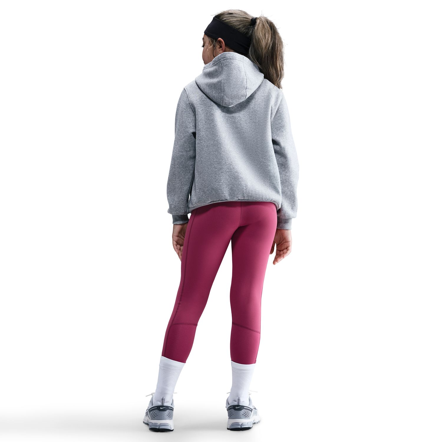 Leggings de Menina Pro Dri-FIT Tight Op Vermelho-5