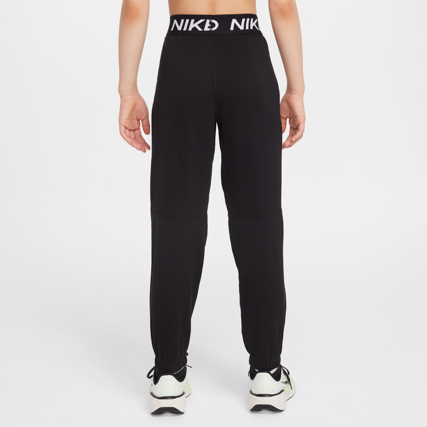 Calças de Menina Pro Dri-FIT Flc Jggr Preto-2