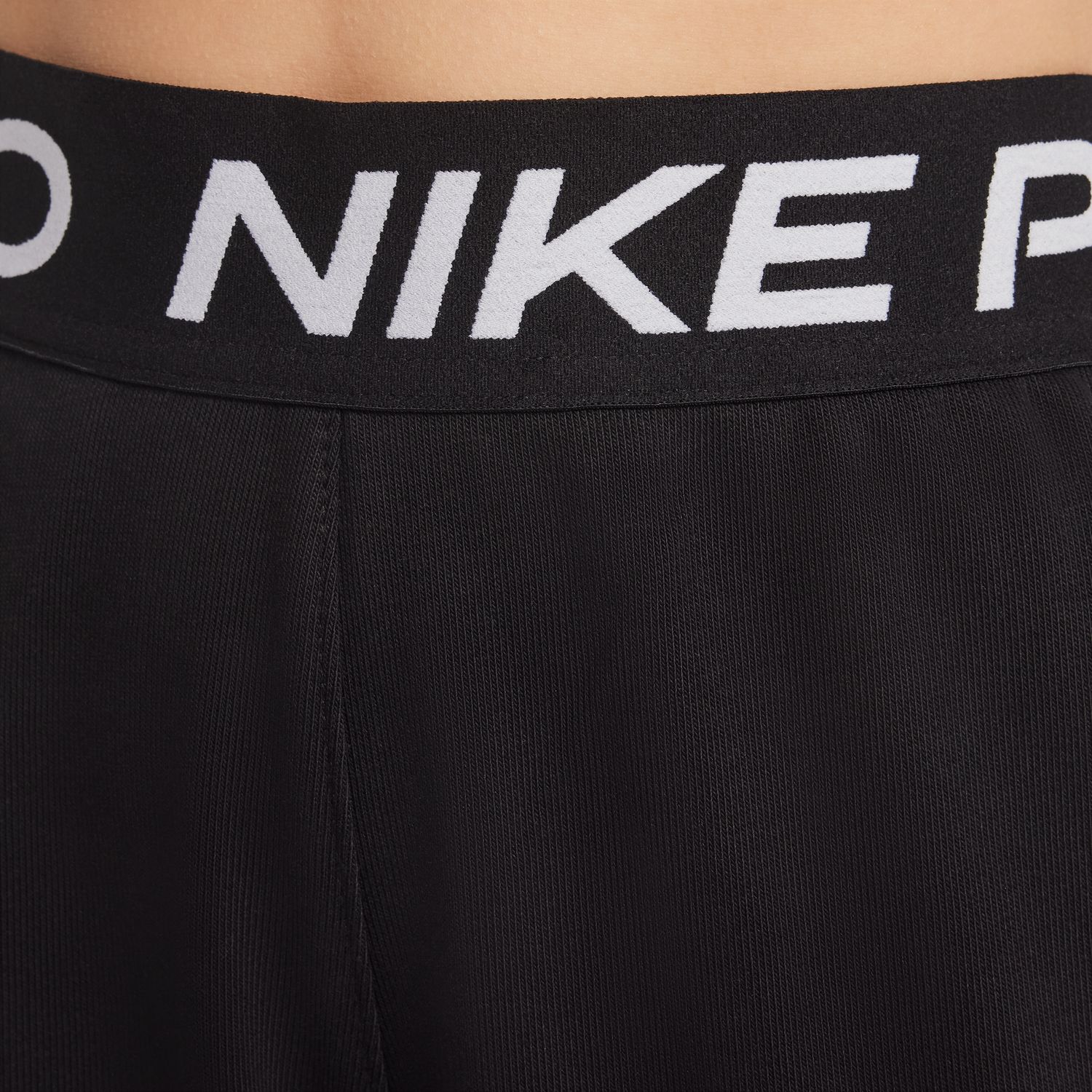 Calças de Menina Pro Dri-FIT Flc Jggr Preto-3