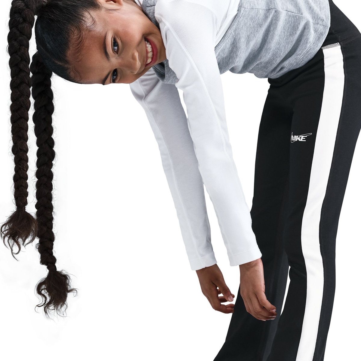 Casaco de Menina Sportswear Clssc Tght Flare Gx Star Preto-5